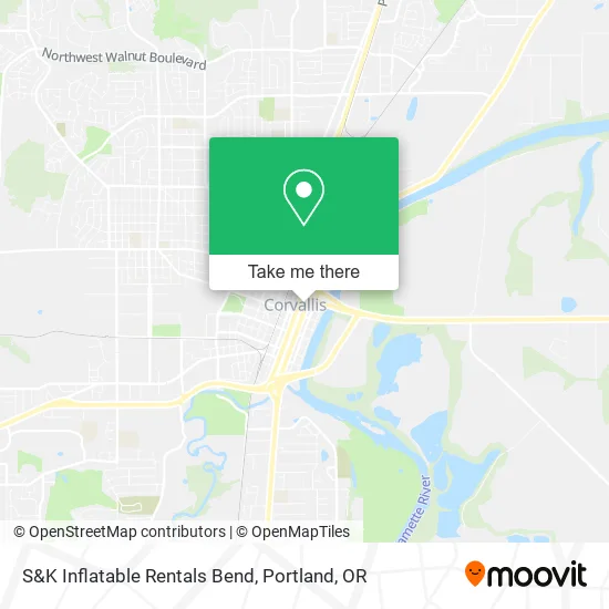 Mapa de S&K Inflatable Rentals Bend