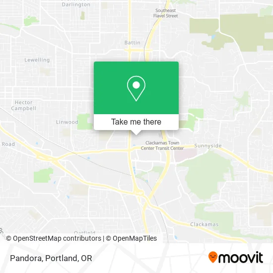 Pandora map