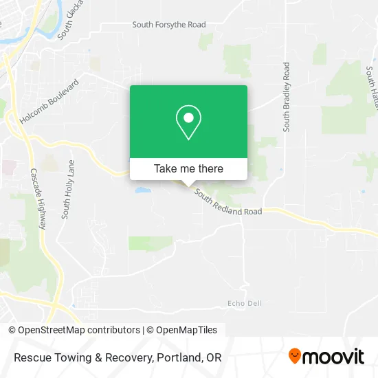 Rescue Towing & Recovery map