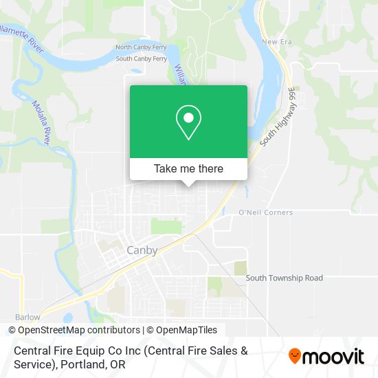 Central Fire Equip Co Inc (Central Fire Sales & Service) map