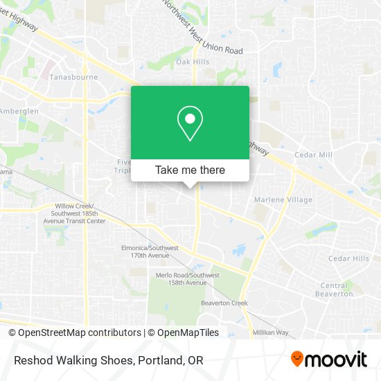 Reshod Walking Shoes map