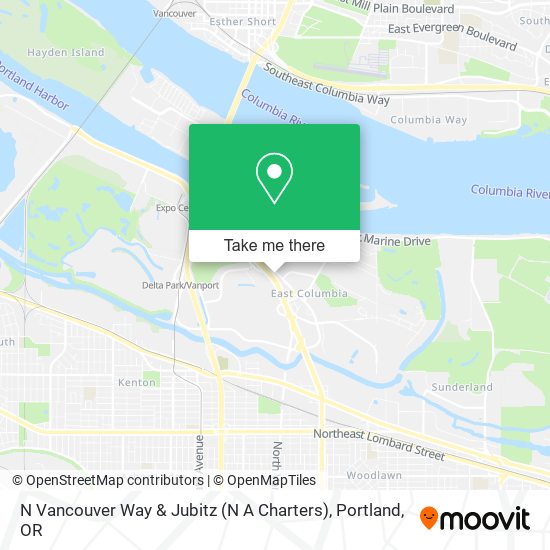 N Vancouver Way & Jubitz (N A Charters) map