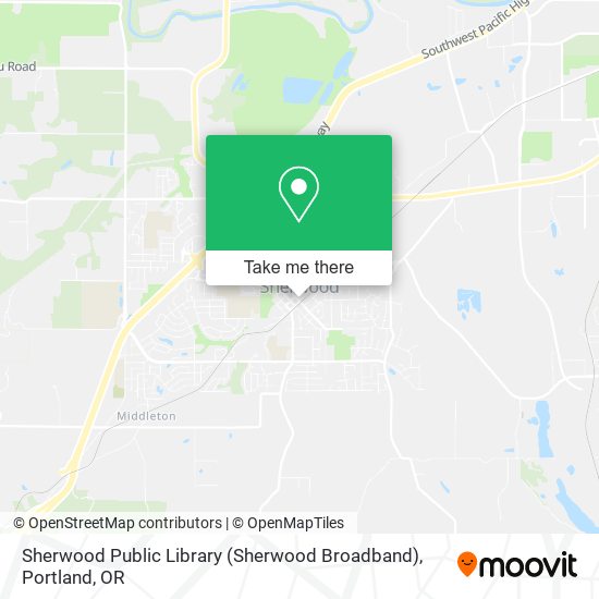Sherwood Public Library (Sherwood Broadband) map