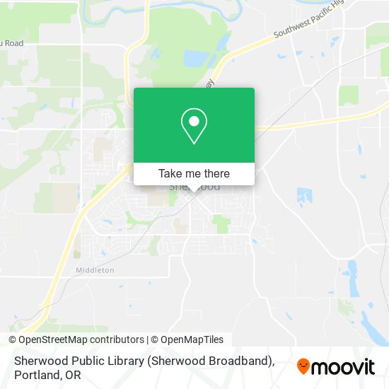 Mapa de Sherwood Public Library (Sherwood Broadband)