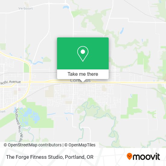The Forge Fitness Studio map