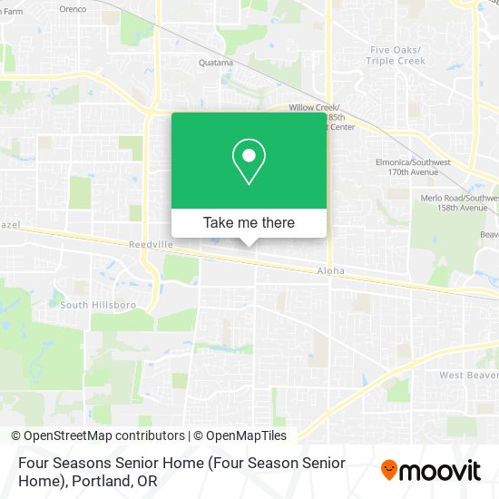 Mapa de Four Seasons Senior Home