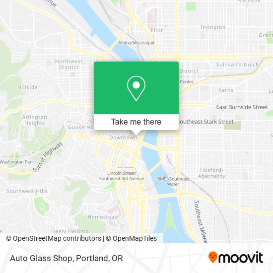 Auto Glass Shop map