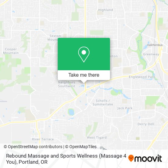 Mapa de Rebound Massage and Sports Wellness (Massage 4 You)