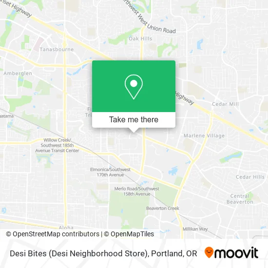 Mapa de Desi Bites (Desi Neighborhood Store)
