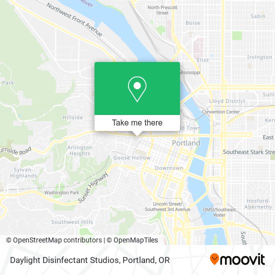 Mapa de Daylight Disinfectant Studios