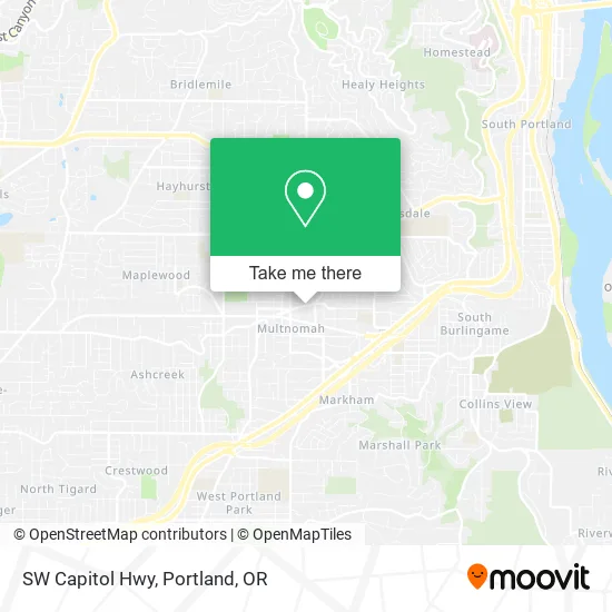 Mapa de SW Capitol Hwy