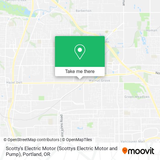 Mapa de Scotty's Electric Motor (Scottys Electric Motor and Pump)