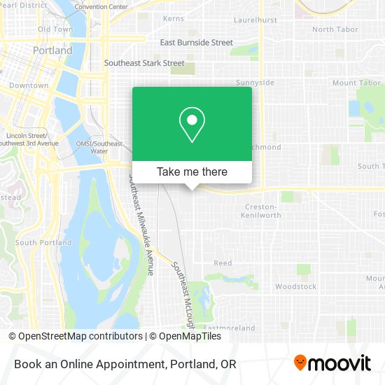 Book an Online Appointment map