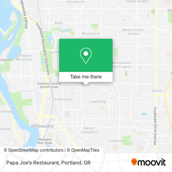 Papa Joe's Restaurant map