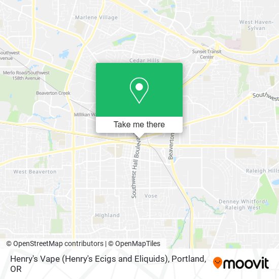 Mapa de Henry's Vape (Henry's Ecigs and Eliquids)