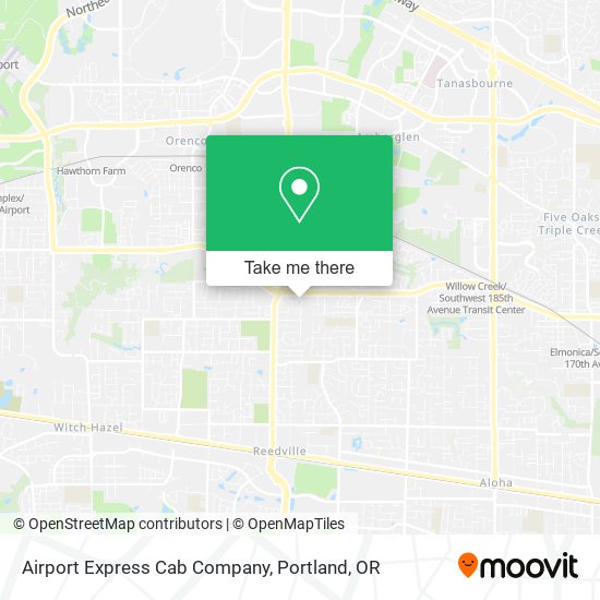 Airport Express Cab Company map