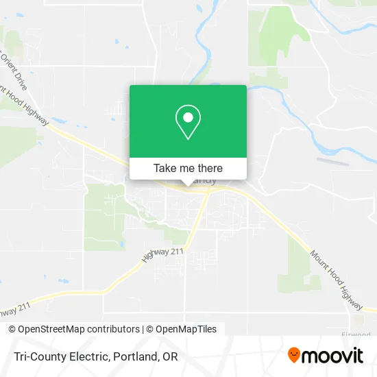 Tri-County Electric map