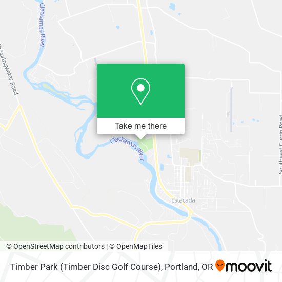 Mapa de Timber Park (Timber Disc Golf Course)