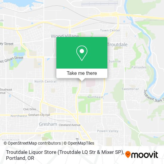 Mapa de Troutdale Liquor Store (Troutdale LQ Str & Mixer SP)