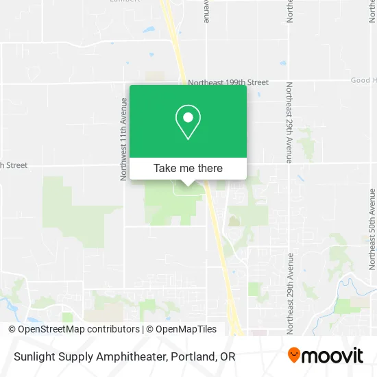 Sunlight Supply Amphitheater map