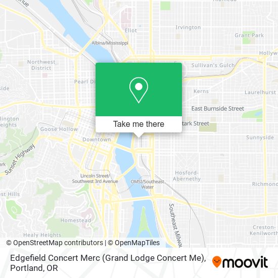 Edgefield Concert Merc (Grand Lodge Concert Me) map