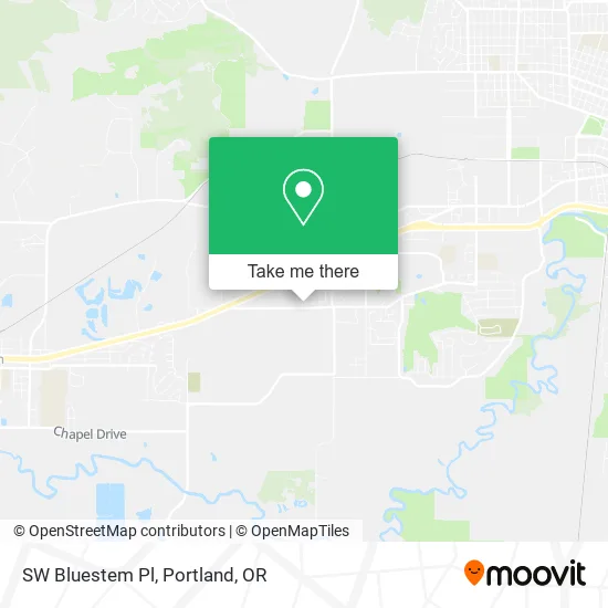 Mapa de SW Bluestem Pl