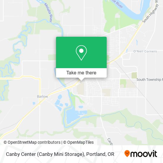 Canby Center (Canby Mini Storage) map