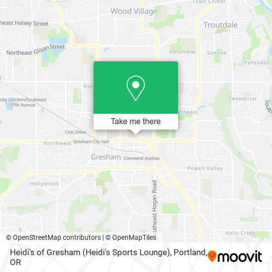 Mapa de Heidi's of Gresham (Heidi's Sports Lounge)