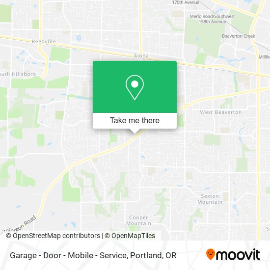 Garage - Door - Mobile - Service map