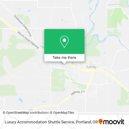 Mapa de Luxury Accommodation Shuttle Service