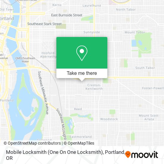 Mapa de Mobile Locksmith (One On One Locksmith)