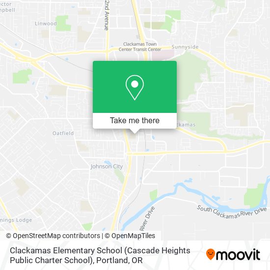 Clackamas Elementary School (Cascade Heights Public Charter School) map