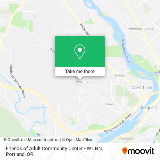 Mapa de Friends of Adult Community Center - W LNN