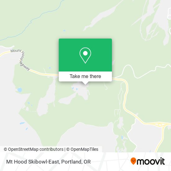 Mapa de Mt Hood Skibowl-East