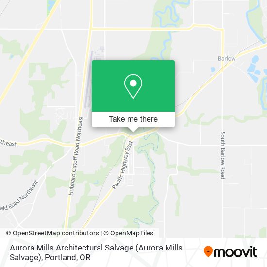 Mapa de Aurora Mills Architectural Salvage