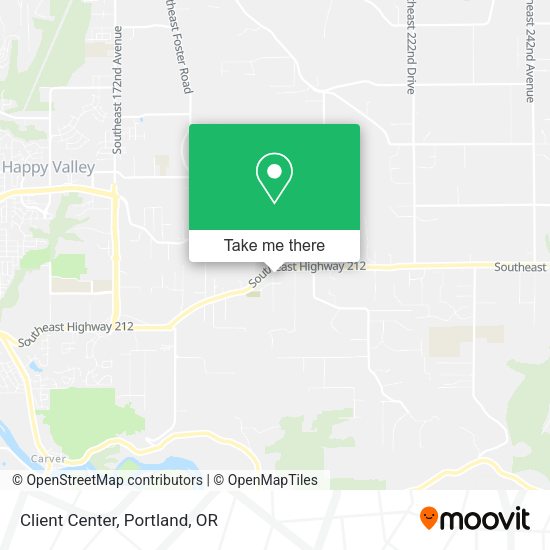 Client Center map
