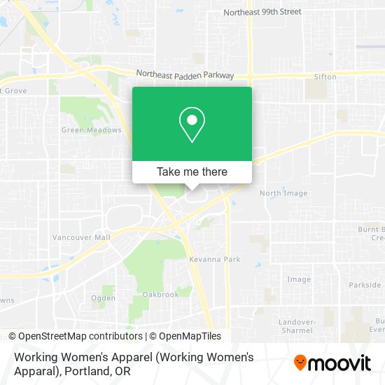 Working Women's Apparel map