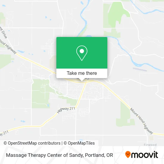 Massage Therapy Center of Sandy map