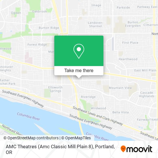 AMC Theatres (Amc Classic Mill Plain 8) map