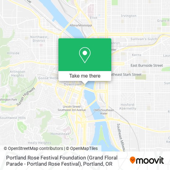 Portland Rose Festival Foundation (Grand Floral Parade - Portland Rose Festival) map