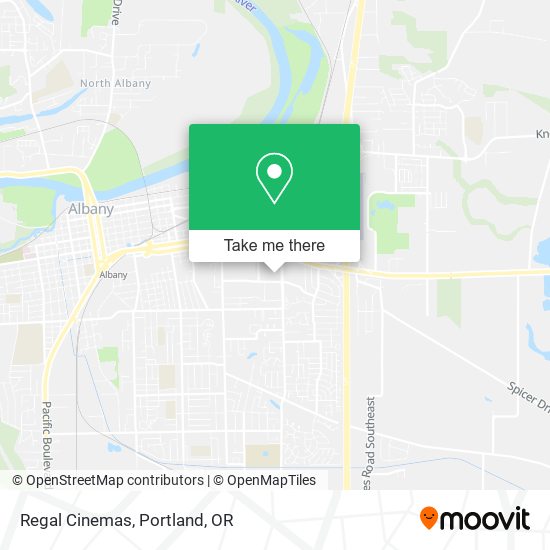 Mapa de Regal Cinemas