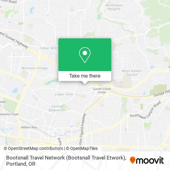 Mapa de Bootsnall Travel Network (Bootsnall Travel Etwork)