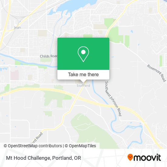 Mapa de Mt Hood Challenge