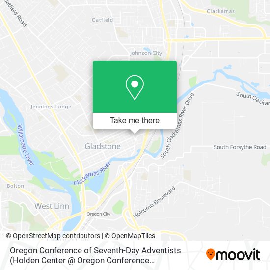 Mapa de Oregon Conference of Seventh-Day Adventists (Holden Center @ Oregon Conference Headquarters)