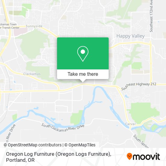 Mapa de Oregon Log Furniture (Oregon Logs Furniture)