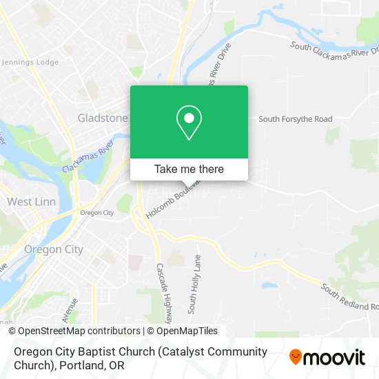 Mapa de Oregon City Baptist Church (Catalyst Community Church)