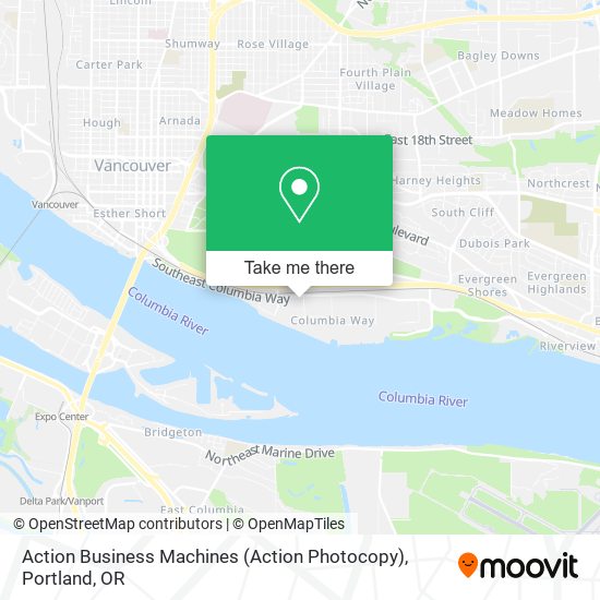Mapa de Action Business Machines (Action Photocopy)