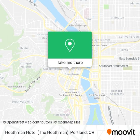 Mapa de Heathman Hotel (The Heathman)