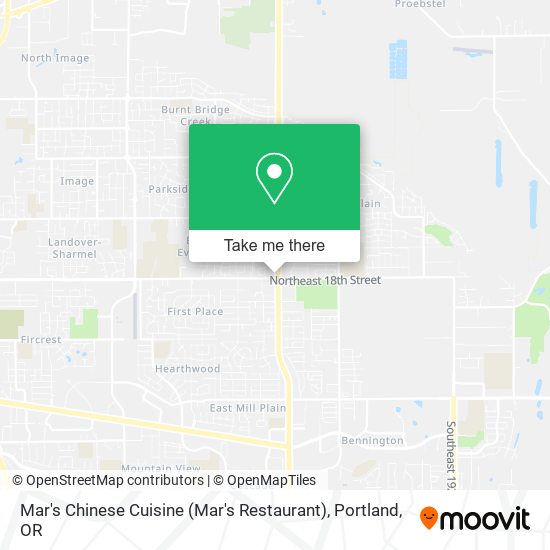 Mapa de Mar's Chinese Cuisine (Mar's Restaurant)