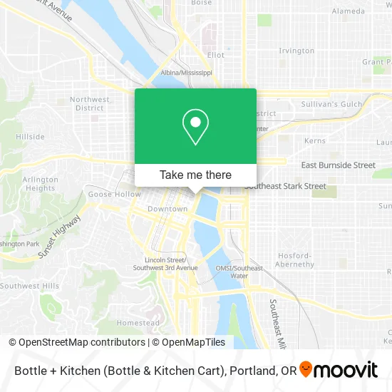 Mapa de Bottle + Kitchen (Bottle & Kitchen Cart)